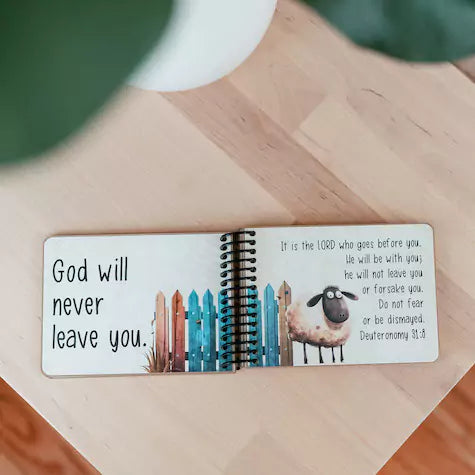 God's Promises Board Book - Baby's First Birthday Gift Ideas - inAWE Handmade Gifts, Personalized Gifts, Spiritual Gifts 