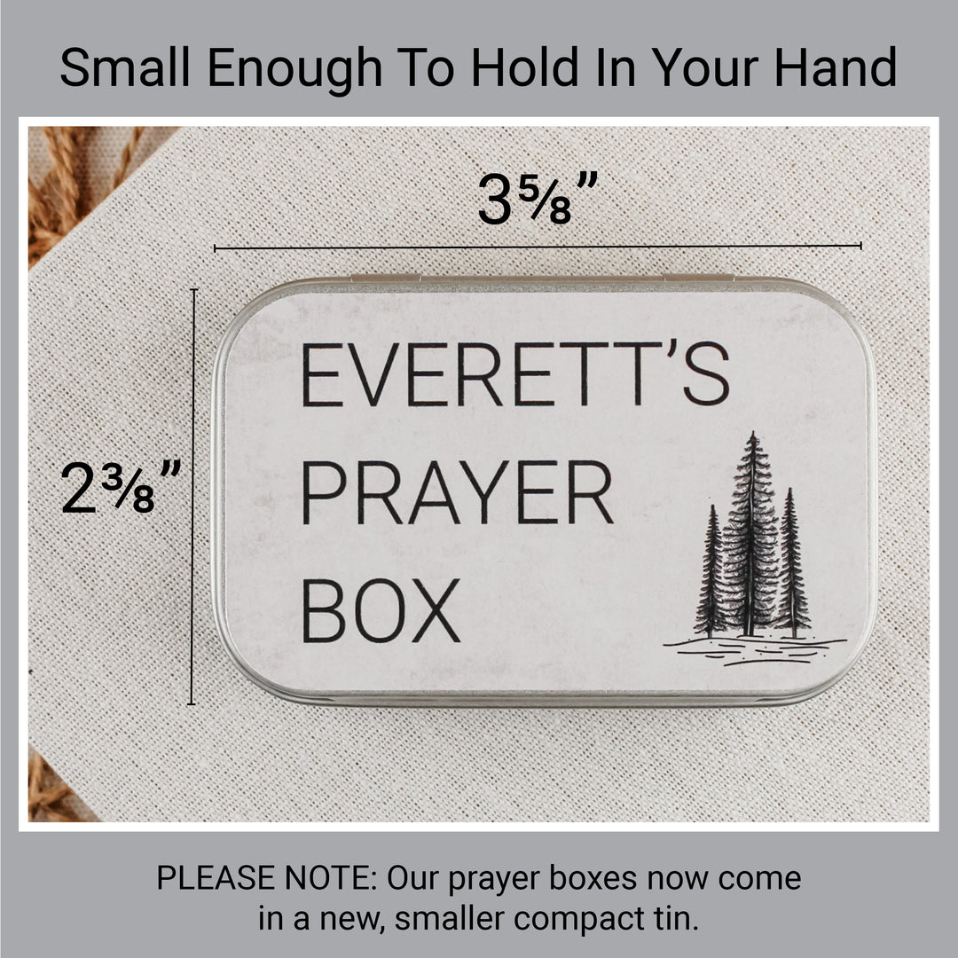 Personalized Prayer Box – Baptism Gift for Boys and Godsons