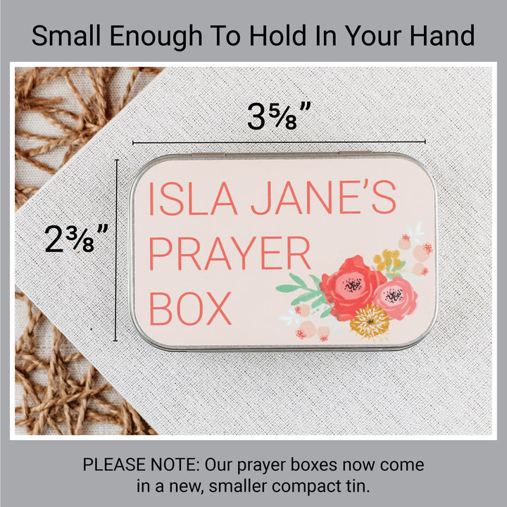 Personalized Prayer Box – Baptism Gift for Girls and Goddaughters