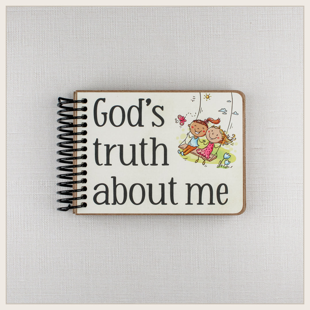 Cute Kids God’s Truth About Me Christian affirmation book for kids.