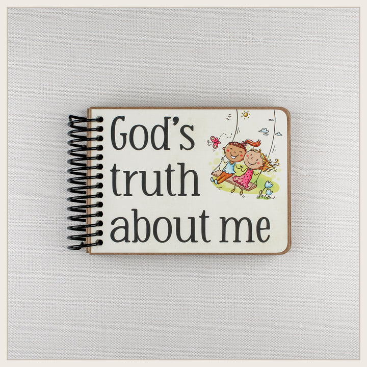 Cute Kids God’s Truth About Me Christian affirmation book for kids.