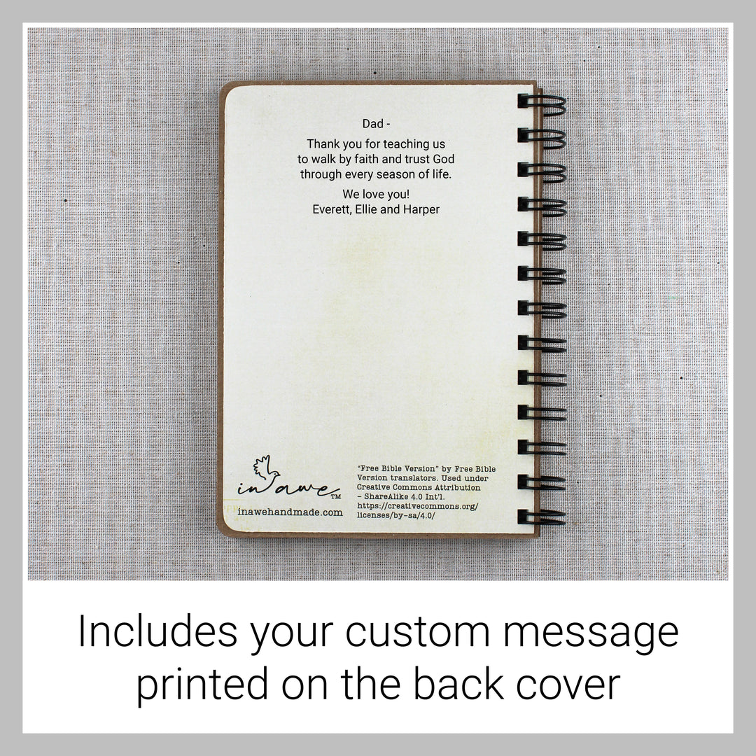 Christian Gifts for Fathers Day | Personalized Outdoors Book of Truth