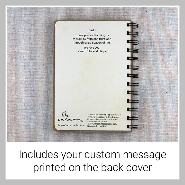Christian Gifts for Fathers Day | Personalized Outdoors Book of Truth