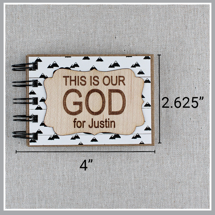 Personalized Christian Gift for Men | This Is Our God Book