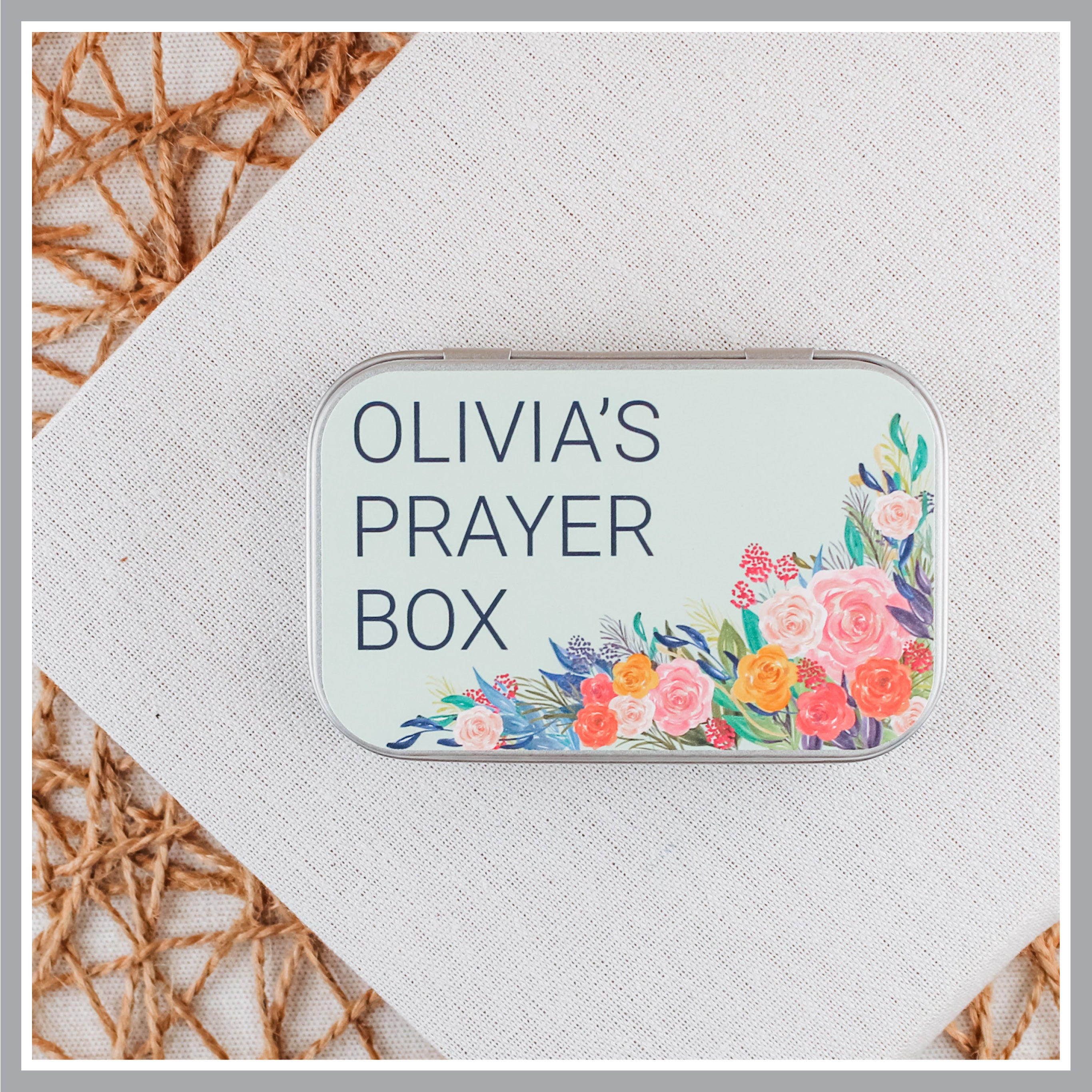 jesus　Providence P-3LD AB box + 2LOOP Personalized Prayer Box – Christian Gift for Women and Friends – inAWE
