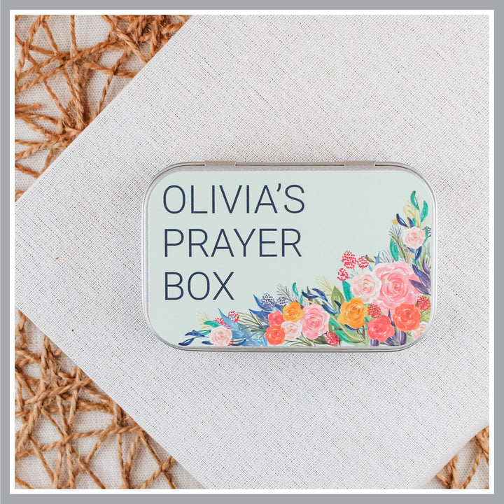 Personalized Prayer Box – Christian Gift for Women and Friends
