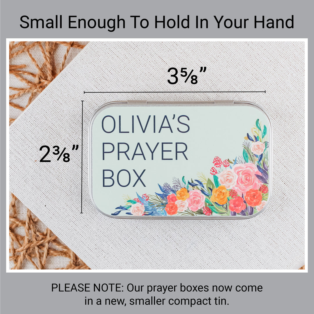 Personalized Prayer Box – Christian Gift for Women and Friends