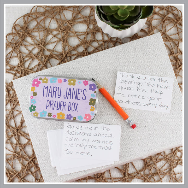 Personalized Prayer Box – Confirmation Gift for Christian Teens