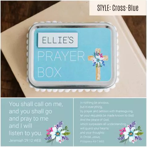 Gift for Spiritual People - Personalized Prayer Box - inAWE Handmade Gifts, Personalized Gifts, Spiritual Gifts 