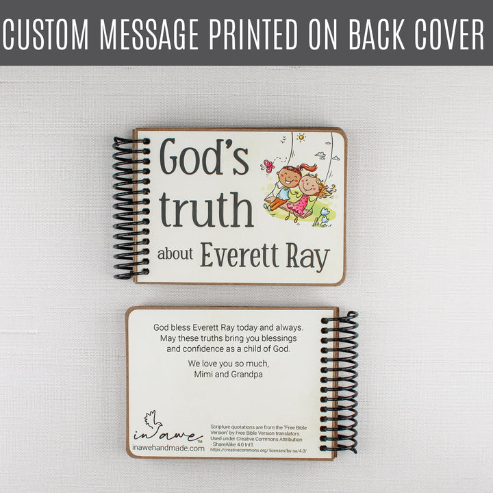 Personalized God's Truth About Me with Custom Message | Christian Books for Children