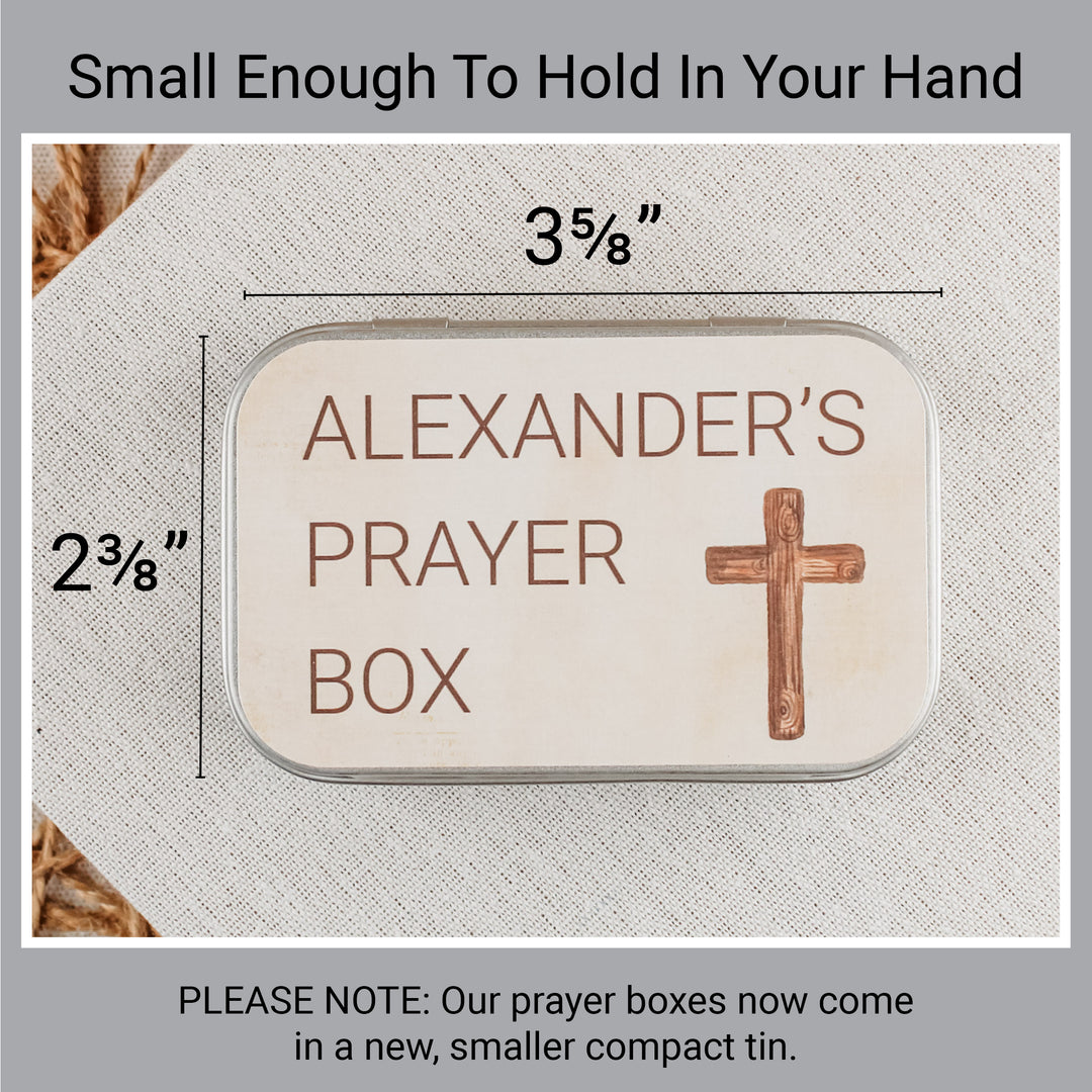 Personalized Prayer Box – First Communion Gift for Boys