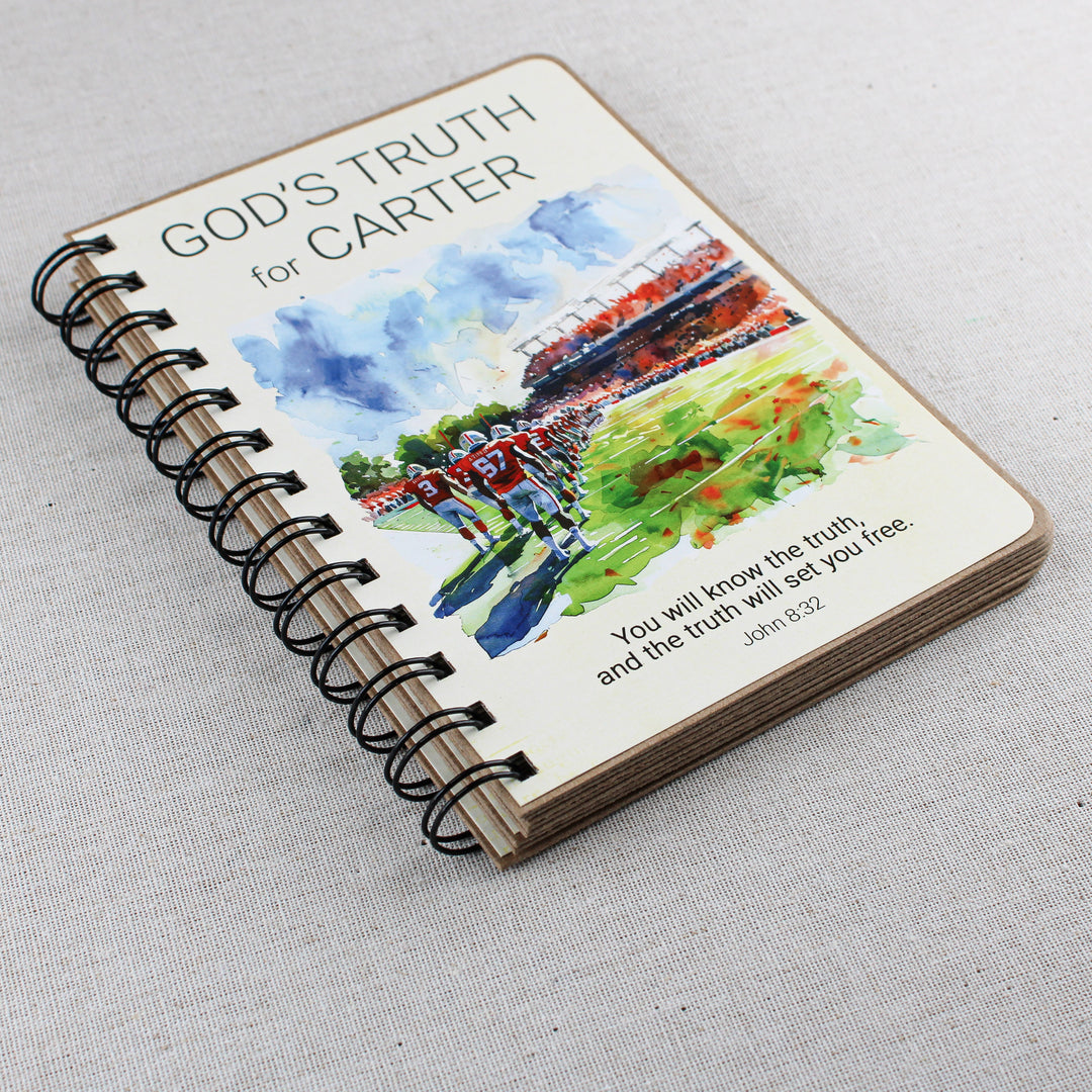 Football Coach Gifts | Personalized Football Book of Truth