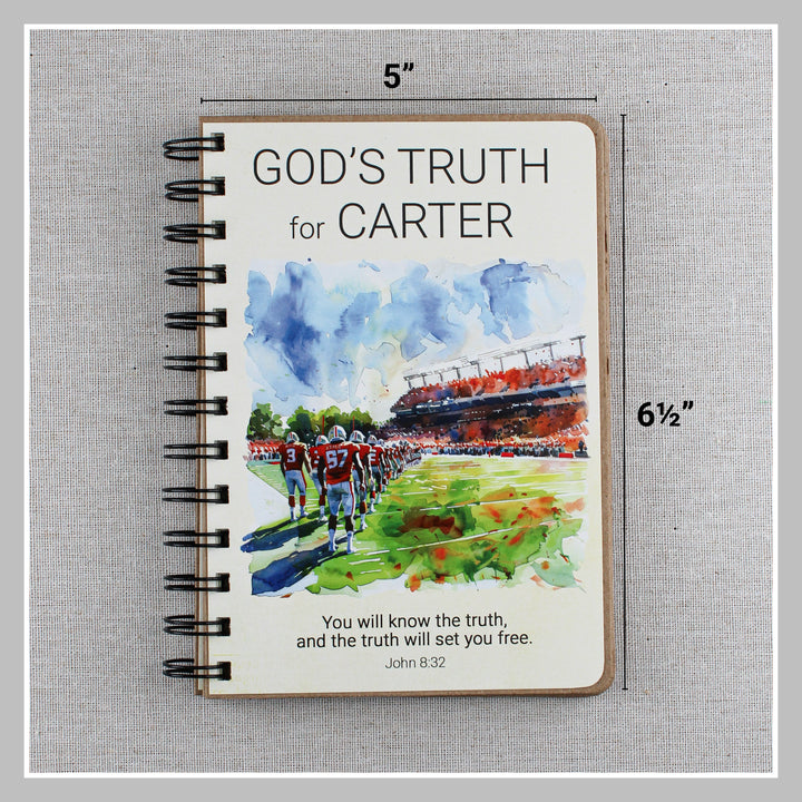 Football Coach Gifts | Personalized Football Book of Truth