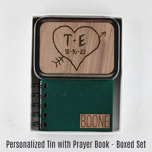 Prayer Book + Keepsake Tin Boxed Set - Gifts for Christian Wedding