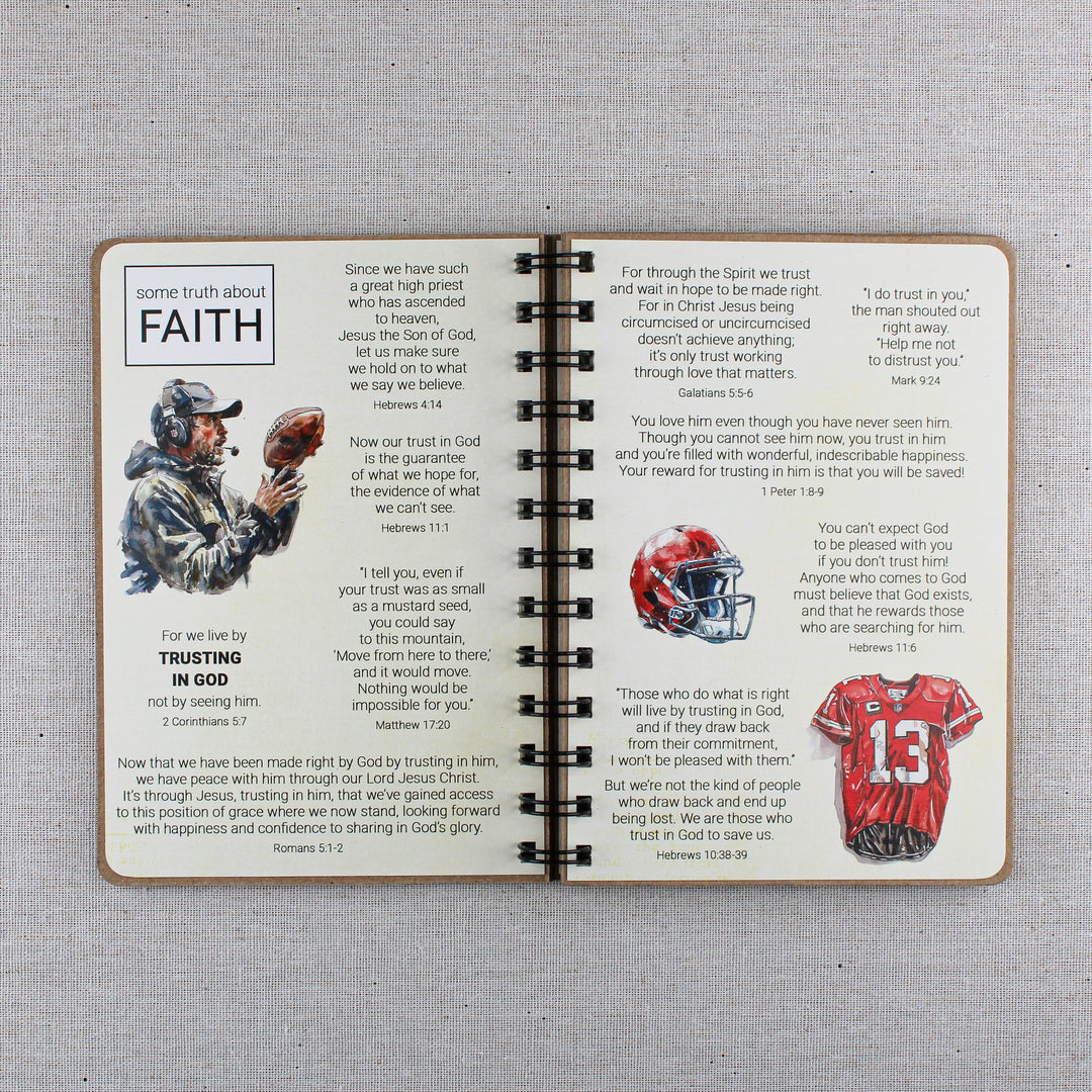 Football Coach Gifts | Personalized Football Book of Truth