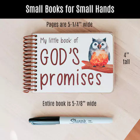 Godchild Gifts - God's Promises Board Book - inAWE Handmade Gifts, Personalized Gifts, Spiritual Gifts 