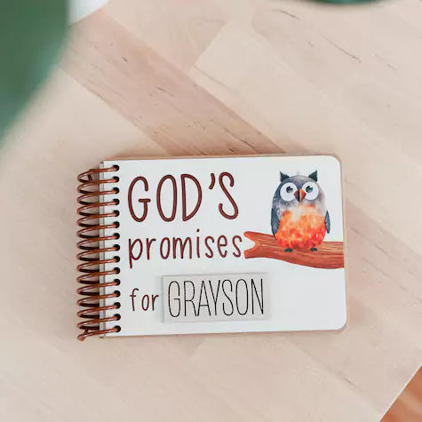 Personalized Baptism Gifts - God's Promises Board Books - inAWE Handmade Gifts, Personalized Gifts, Spiritual Gifts 