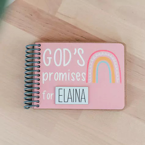God's Promises Board Books - Personalized Baby Girl Gifts - inAWE Handmade Gifts, Personalized Gifts, Spiritual Gifts 