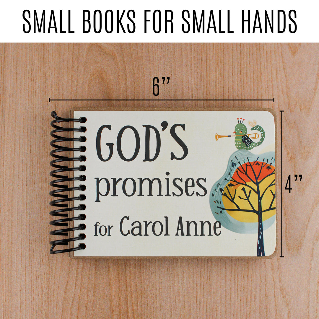Small Books for Small Hands - Musical Animals book with dimensions 6" wide by 4" tall.