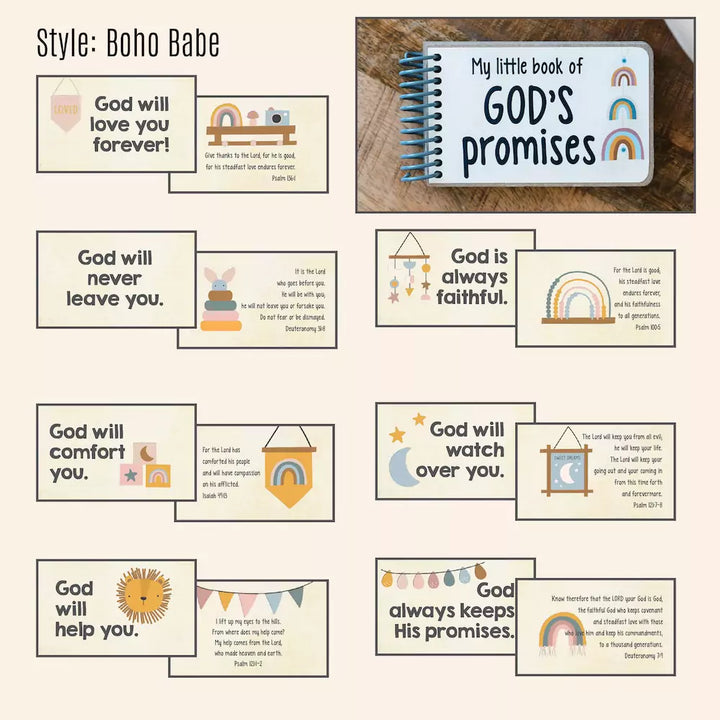 Christian Baby Gift: God's Promises for Kids Book - inAWE Handmade Gifts, Personalized Gifts, Spiritual Gifts 