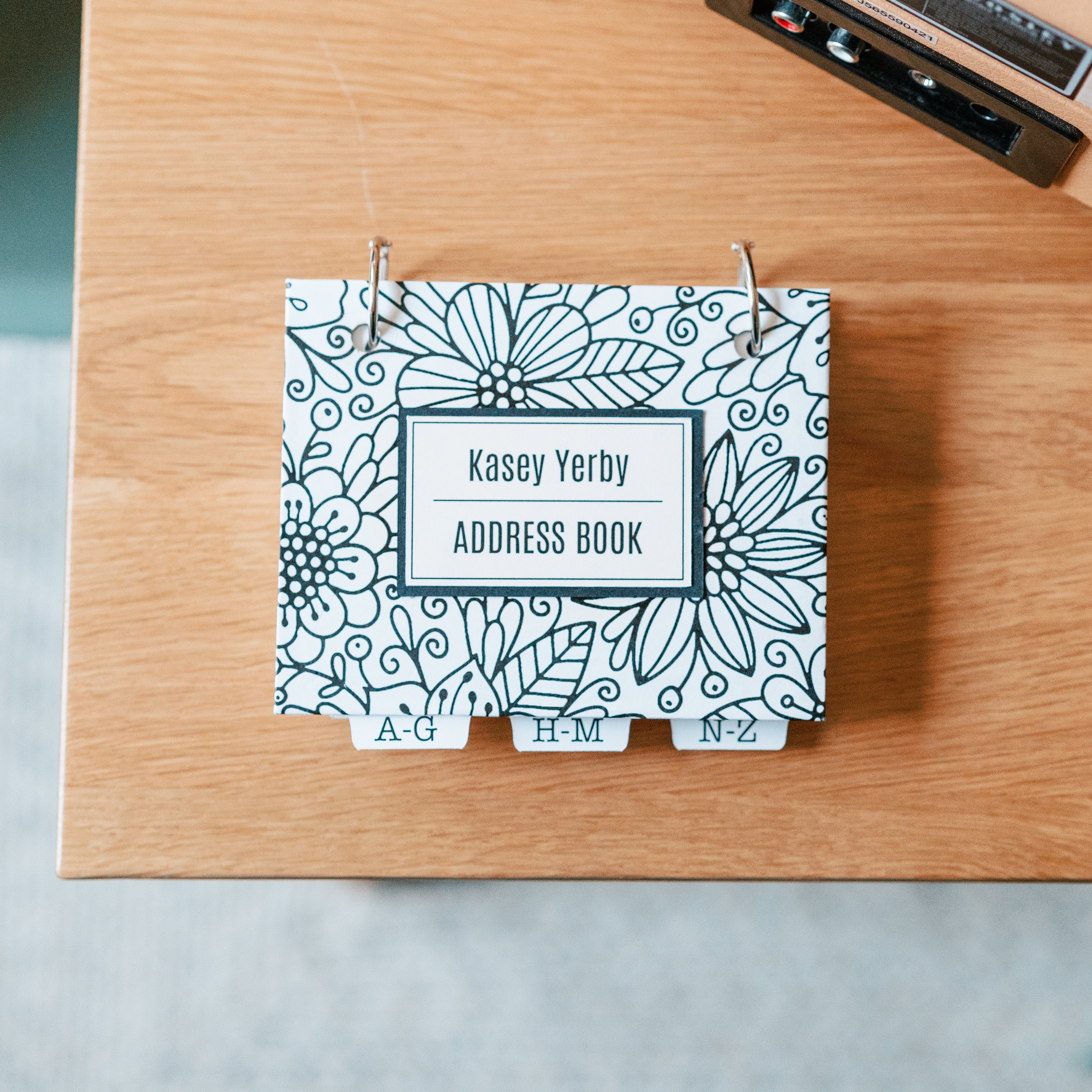 Address Book Razor Personalized Address Books | Refillable and Customizable – inAWE