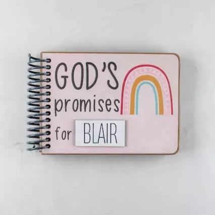 God's Promises Board Books - Personalized Baby Girl Gifts