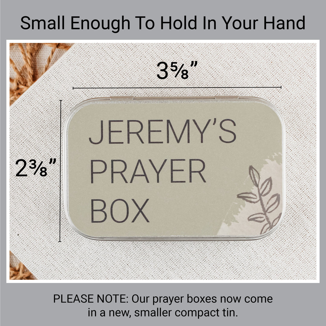 Personalized Prayer Box – Prayer Gift with Bible Verse