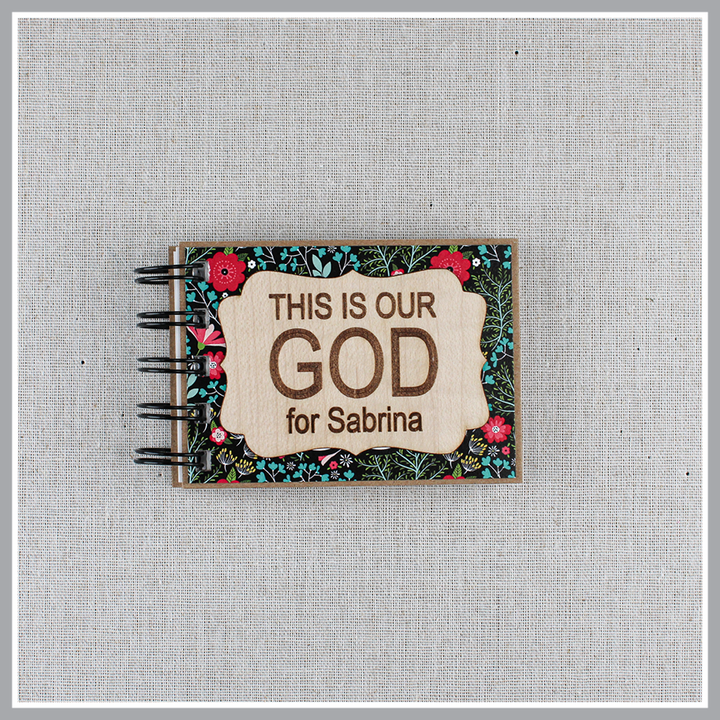 Personalized Religious Gift | This Is Our God Attributes Book