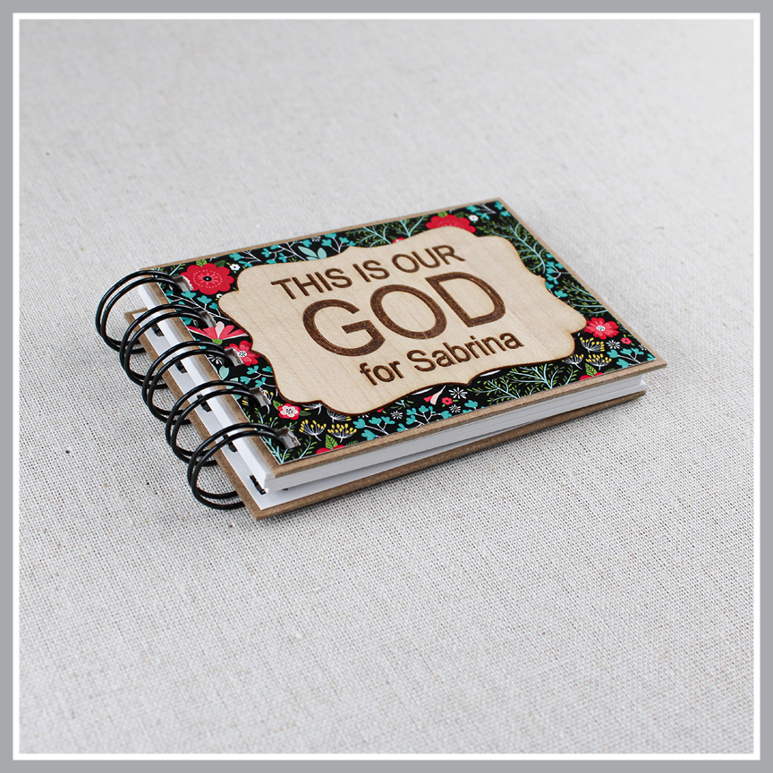 Personalized Religious Gift | This Is Our God Attributes Book