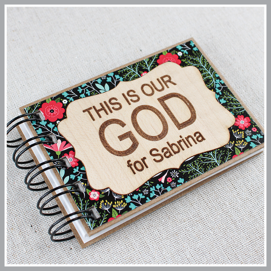 Personalized Religious Gift | This Is Our God Attributes Book