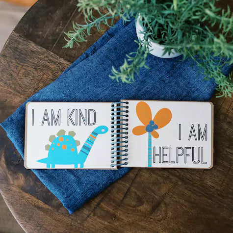 Personalized Book of Positive Affirmations for Kids | I AM Affirmation Book and Gift Set - inAWE Handmade Gifts, Personalized Gifts, Spiritual Gifts 