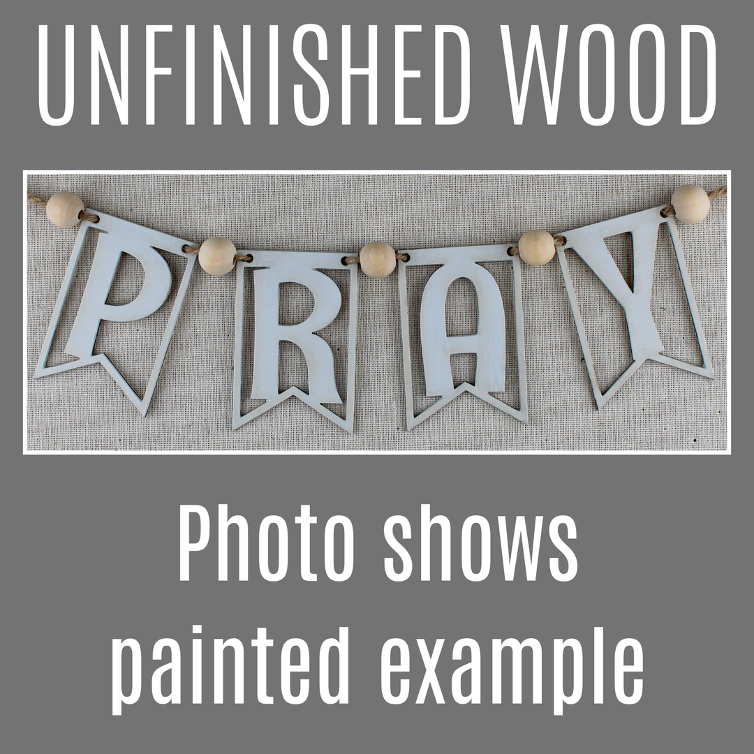 AMEN Wood Banner DIY Kit – Faith-Inspired Decor for Prayer Wall Ideas - inAWE Handmade Gifts, Personalized Gifts, Spiritual Gifts 