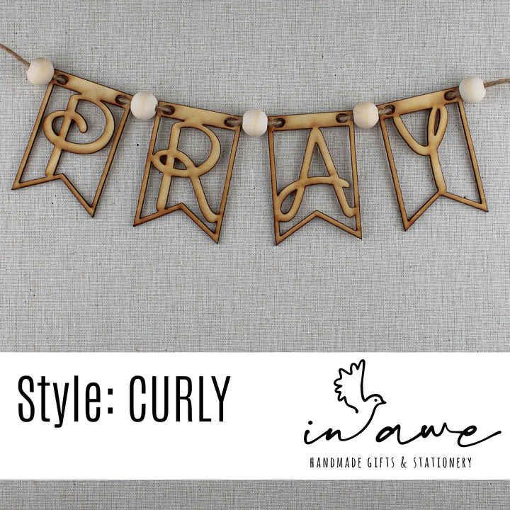 AMEN Wood Banner DIY Kit – Faith-Inspired Decor for Prayer Wall Ideas - inAWE Handmade Gifts, Personalized Gifts, Spiritual Gifts 