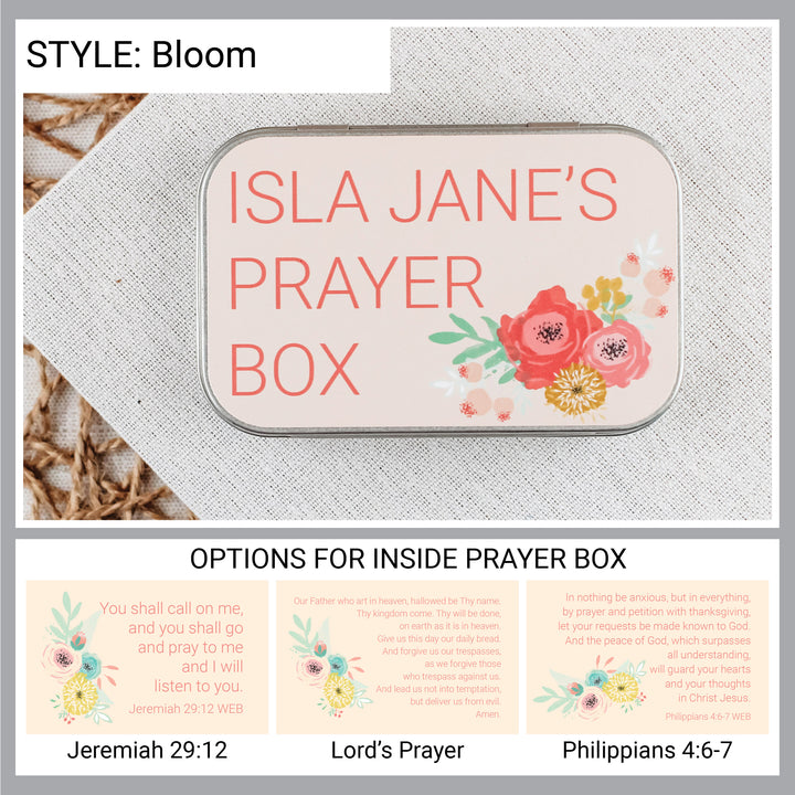 Personalized Prayer Box – Confirmation Gift for Christian Teens