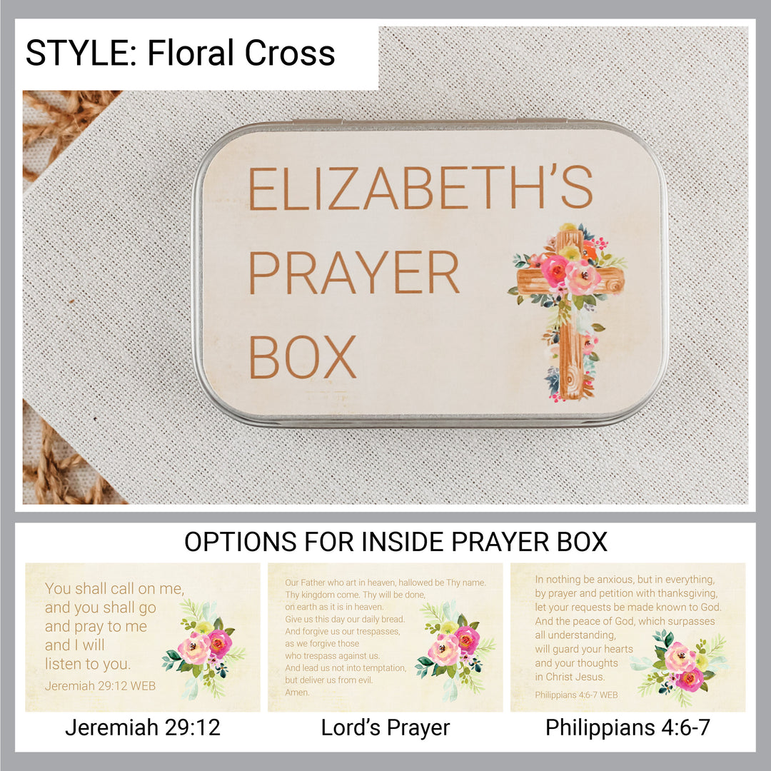 Personalized Prayer Box – Confirmation Gift for Christian Teens