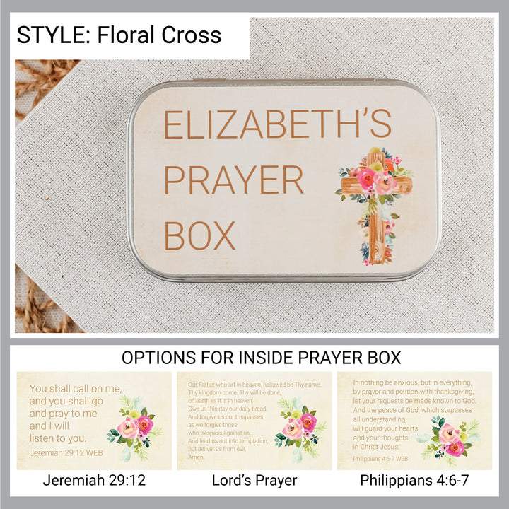 Personalized Prayer Box – Confirmation Gift for Christian Teens