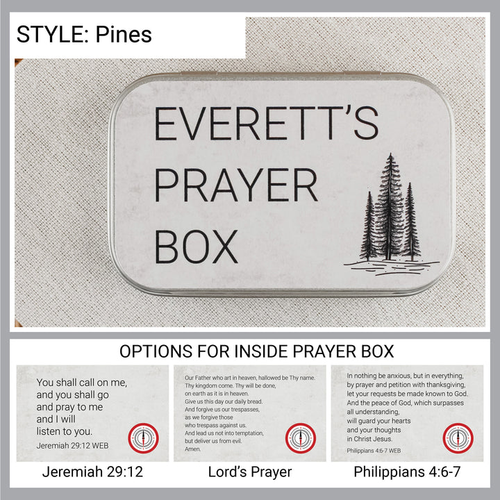 Personalized Prayer Box – Confirmation Gift for Christian Teens