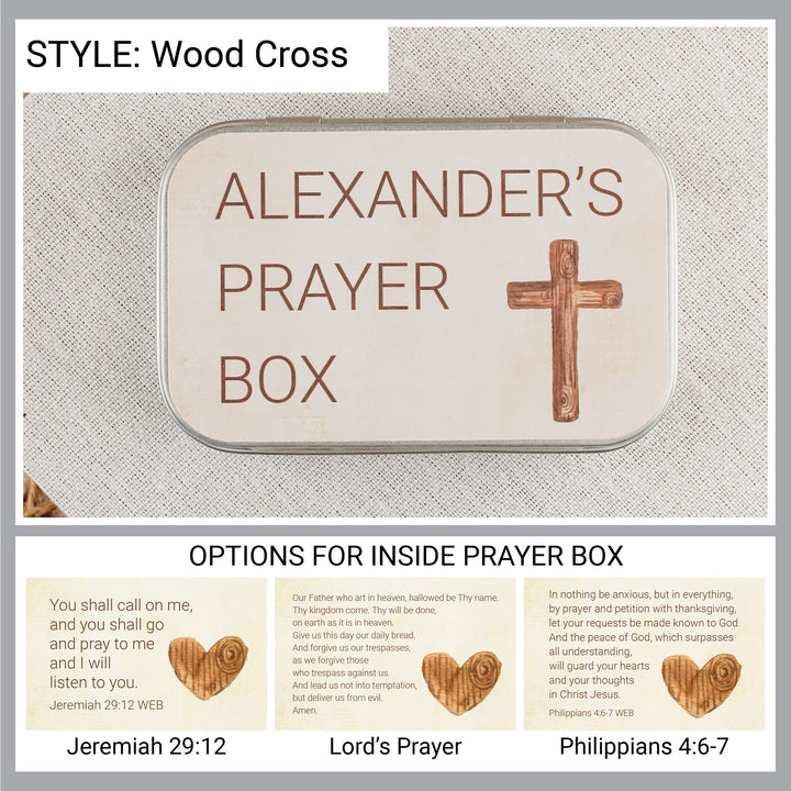 Personalized Prayer Box – Confirmation Gift for Christian Teens
