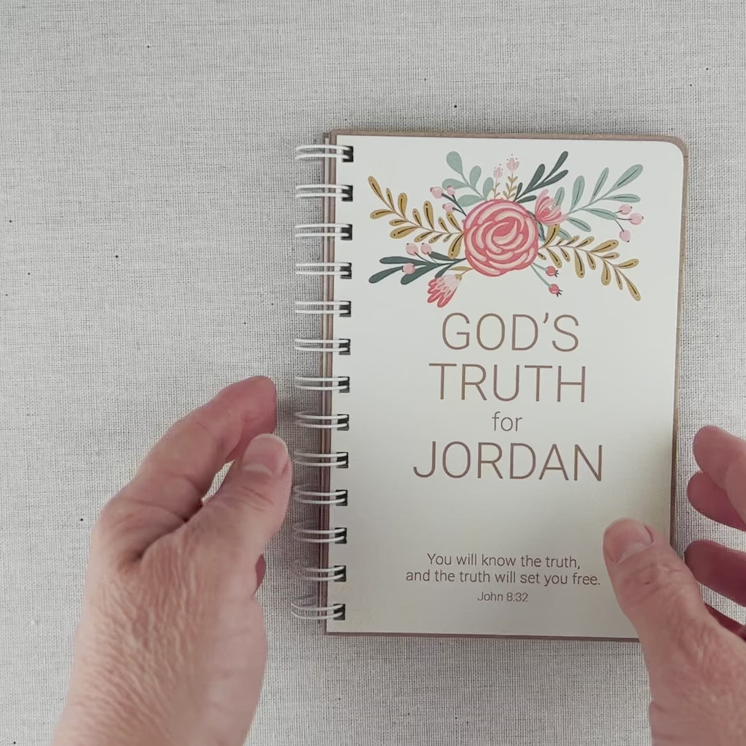 Christian Teen Girl Books - Personalized Cover with 40+ Bible Verses