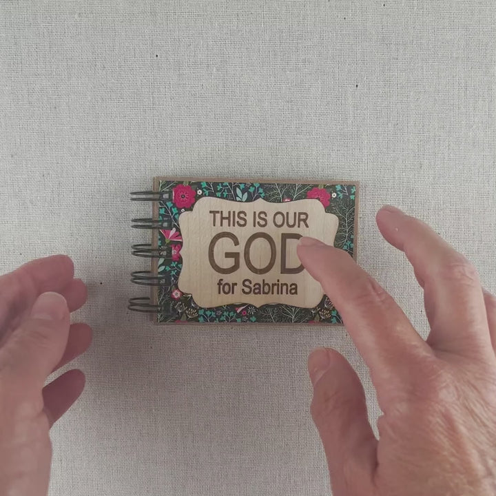 Personalized Religious Gift | This Is Our God Attributes Book