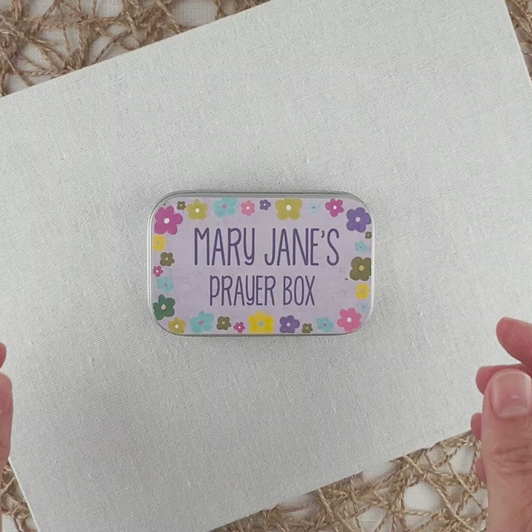 Personalized Prayer Box – Confirmation Gift for Christian Teens