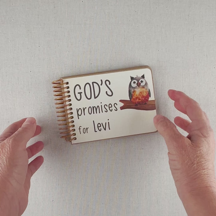Personalized Baptism Gifts - God's Promises Board Books