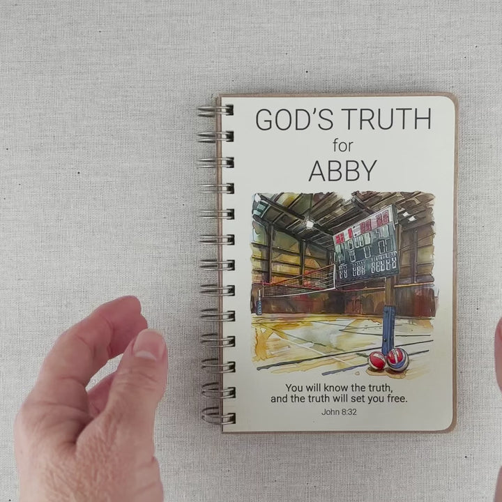 Volleyball Coach Gift Ideas | Personalized Volleyball Book of Truth