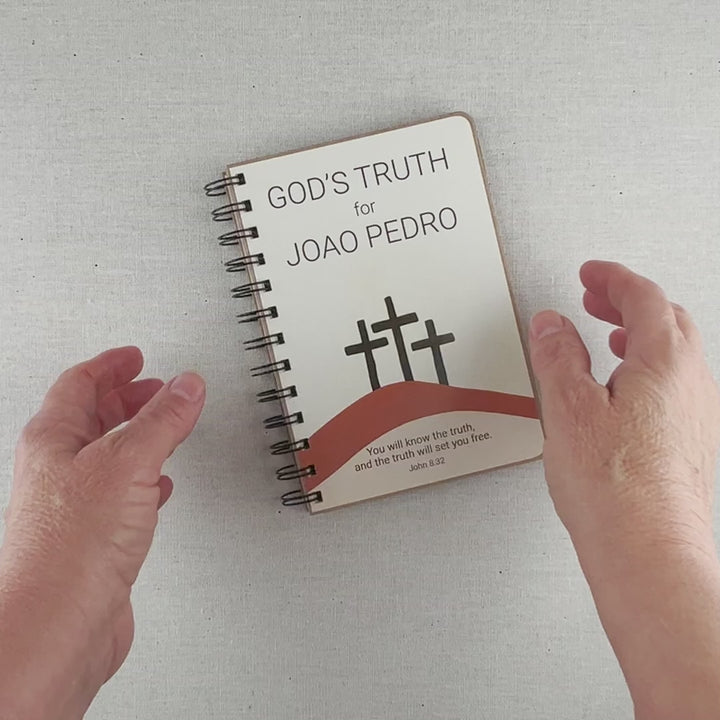 Spiral Bible Verse Book - Confirmation Gifts for Boys