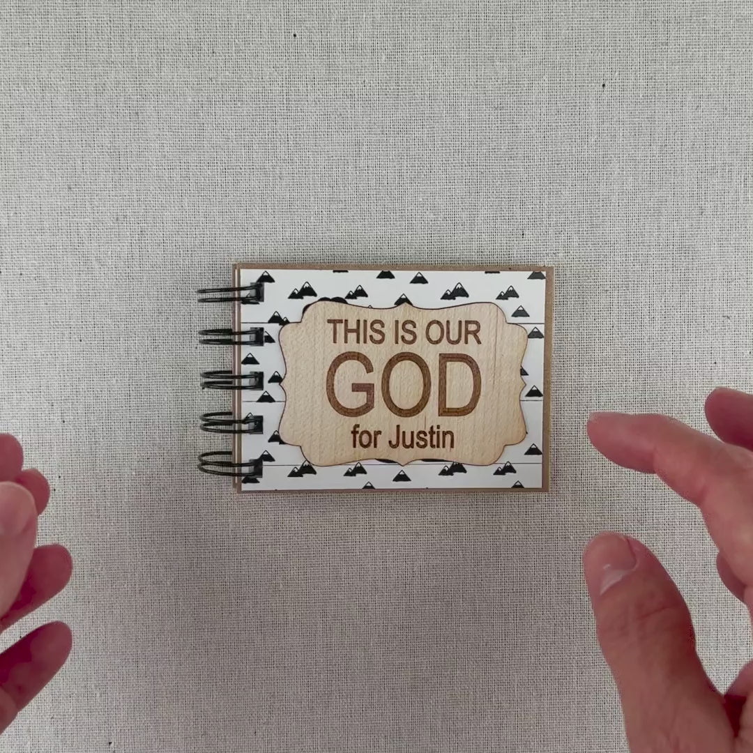 Personalized Christian Gift for Men | This Is Our God Book