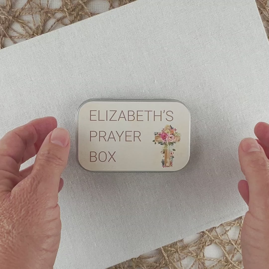 Personalized Prayer Box – 1st Holy Communion Gift for Girls