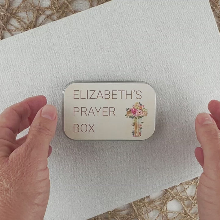 Personalized Prayer Box – 1st Holy Communion Gift for Girls