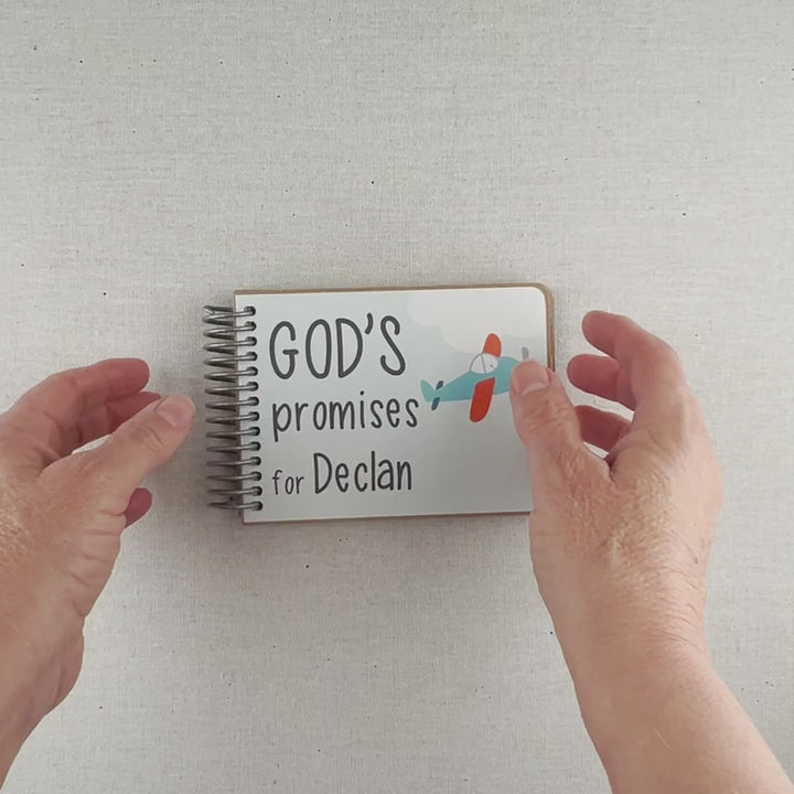 God's Promises Board Books - Personalized Baby Boy Gifts
