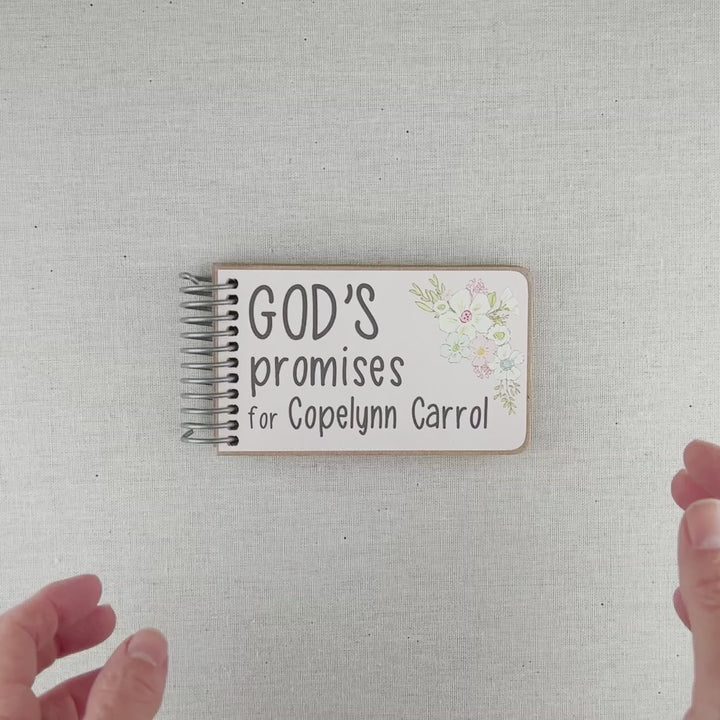 Best Gift for Goddaughter - Personalized God's Promises Book with Bible Verses