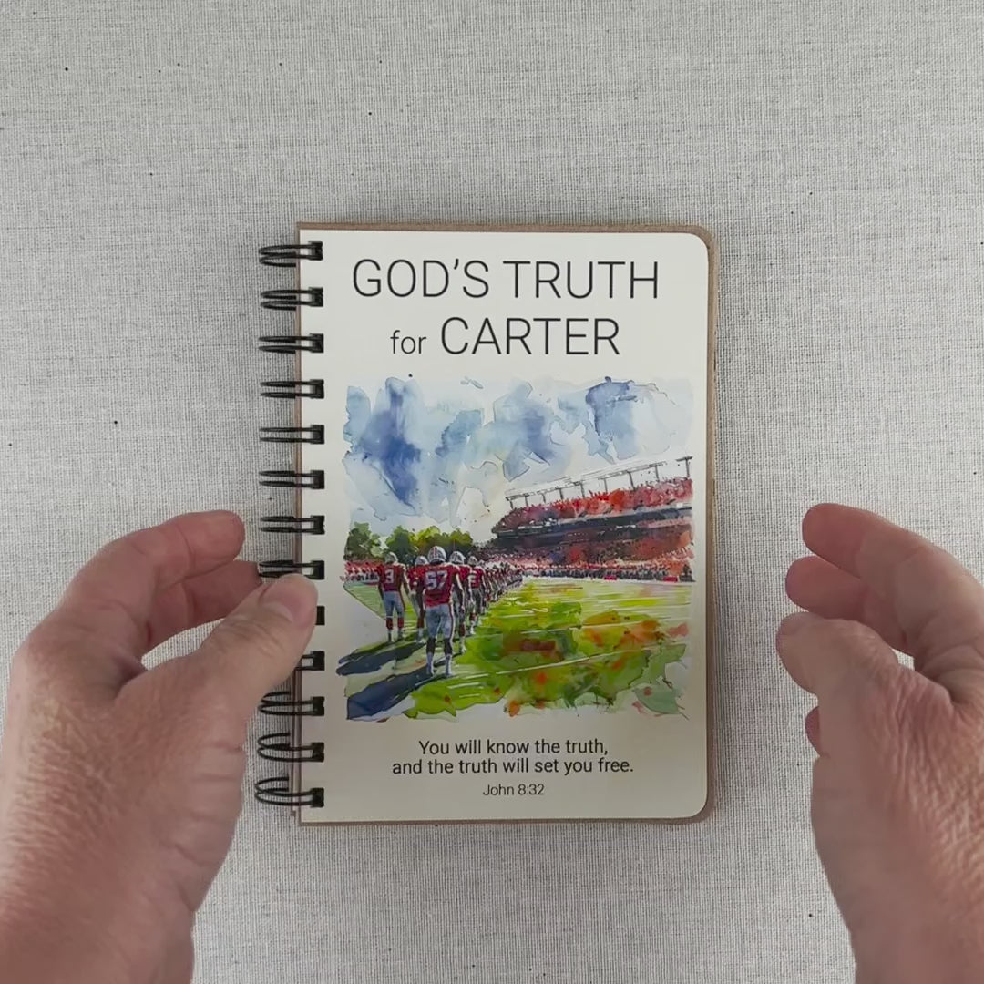 Football Coach Gifts | Personalized Football Book of Truth
